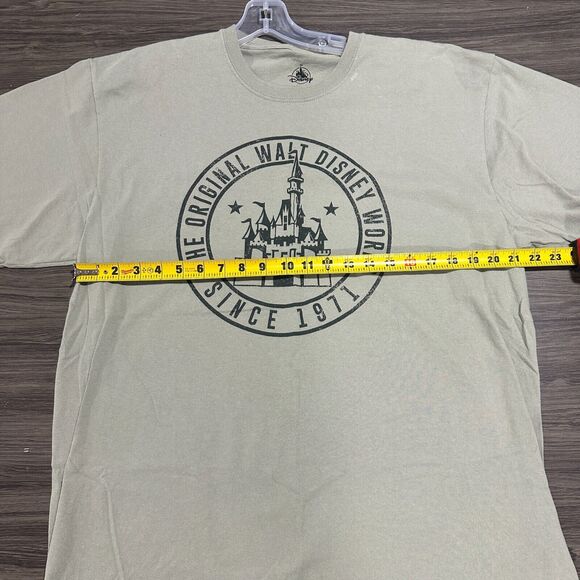 The Original Walt Disney World Men Olive Graphic Vacation T-Shirt Size XL - Picture 4 of 10